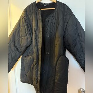 JCrew quilted coat